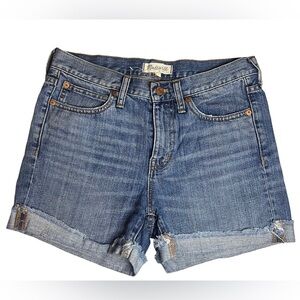 Madewell High Rise Denim Shorts Size 25
